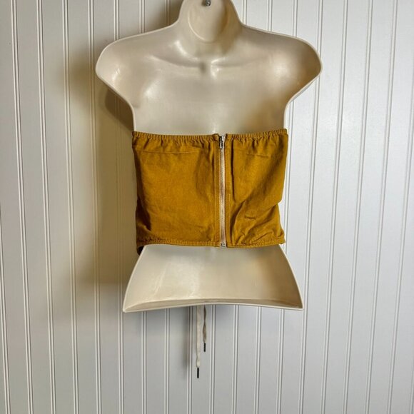 Cider Corset Lace Up Strapless Top F44 - Picture 5 of 6